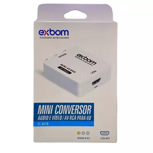 MINI CONVERSOR RCA X HDMI EXBOM AH10