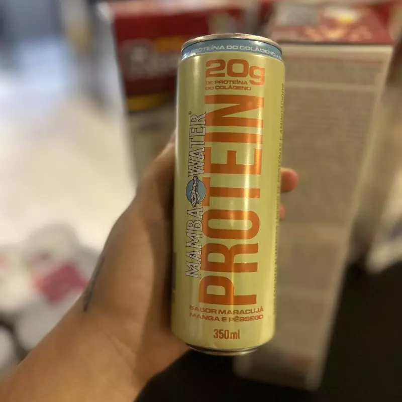 AGUA C/ GAS 20G PROTEINA MANGA LATA