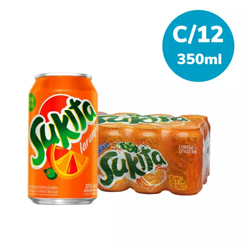 Sukita Lata 350ml C/12 🍊