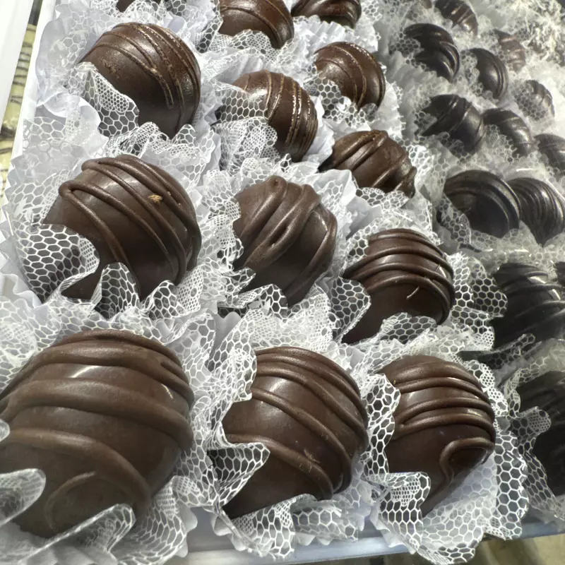 trufas de chocolate