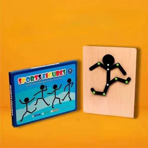 MUÑECO ARTICULADO DE MADERA