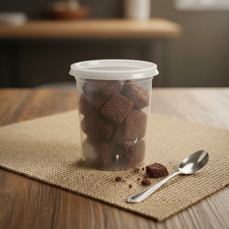 Vasito de Minibrownies