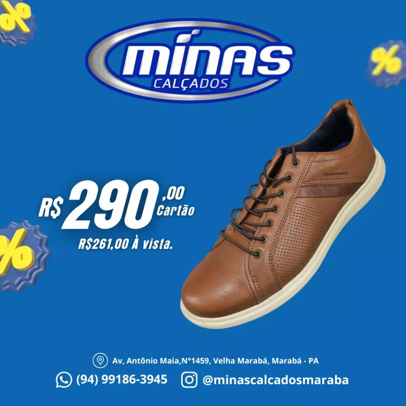 Sapatênis Pinhão RF:112203