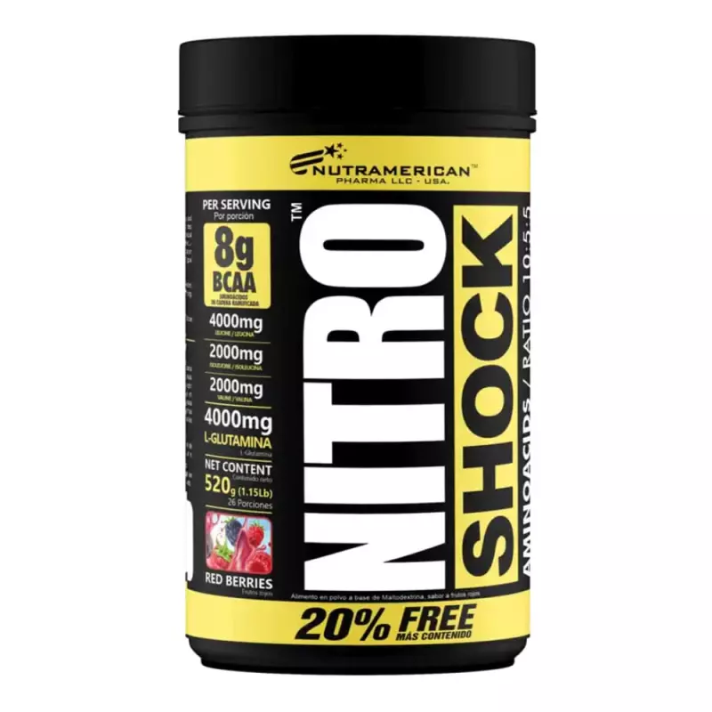 NITRO SHOCK 440gr 22 SER NUTRAMERICA