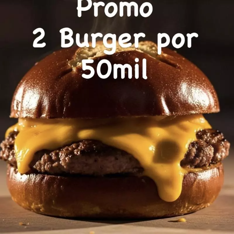 2 Burger por 50mil