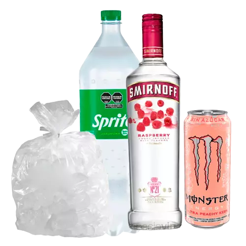 SMIRNOFF SAB + SPRITE2L  + 1 MONSTER