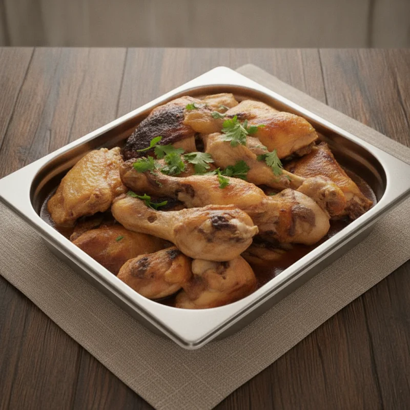 Pernas de frango assada no forno
