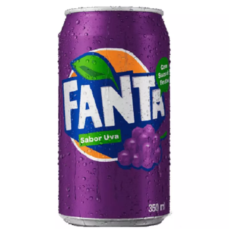 Refrigerante Fanta Uva Lata 350ml