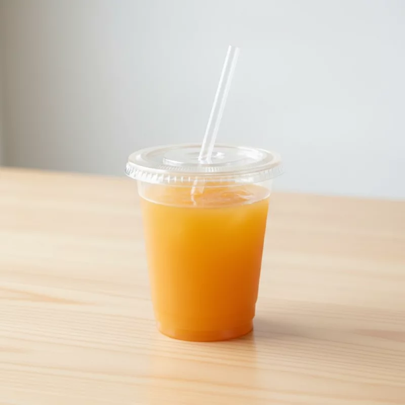 Vaso PET tapa Plana 12 oz