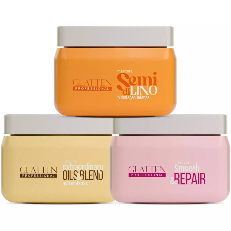 Glatten Cronograma Capilar Completo