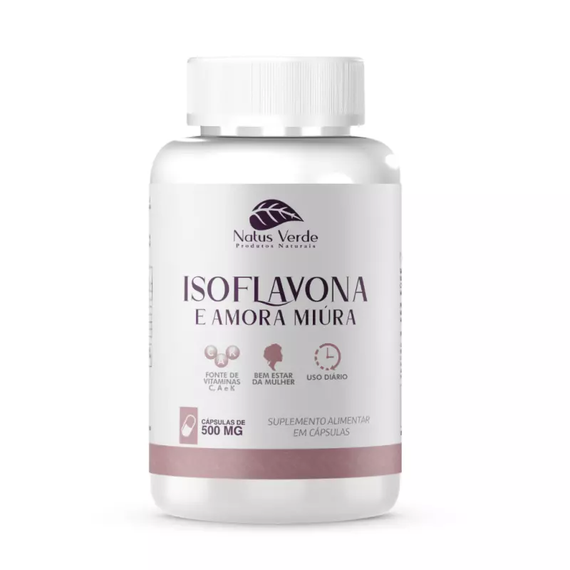 Cápsula Isoflavona e Amora Miura