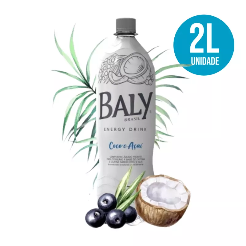 Energético Baly coco e açaí 2L C/1
