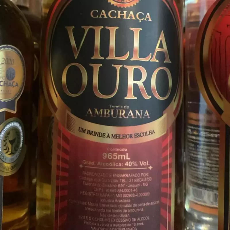 CACHAÇA VILA OURO AMBURANA