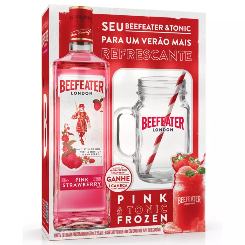 Kit Gin Beefeater Pink 700ml +