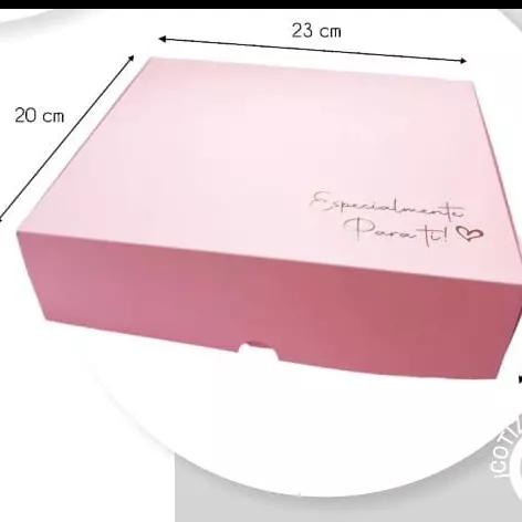 Caja obsequio rosada