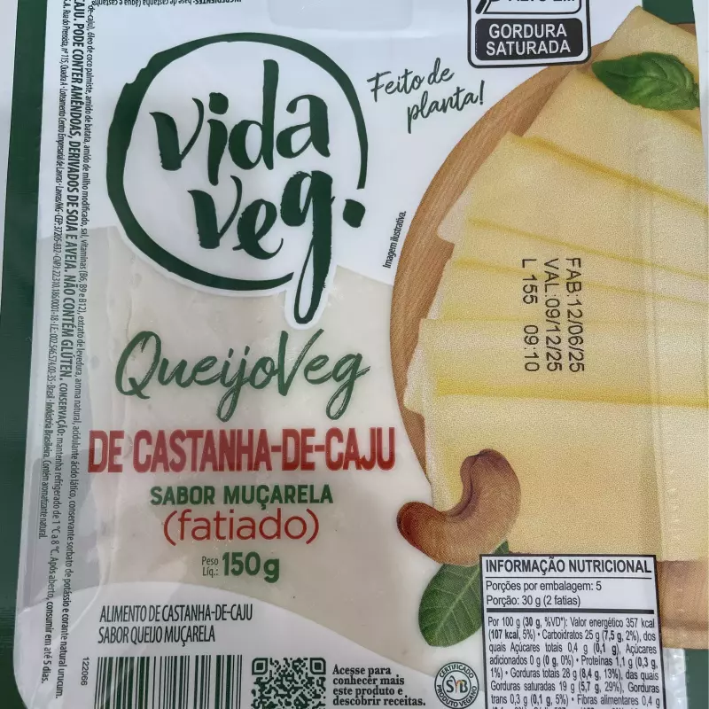 Queijo de castanha  desidratado