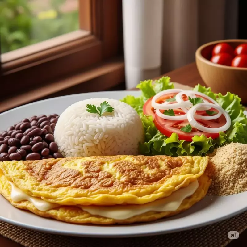 Omelete com Queijo