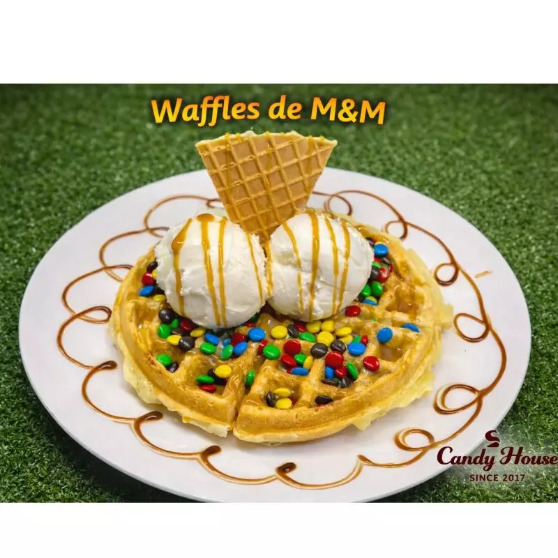 waffles de  mym