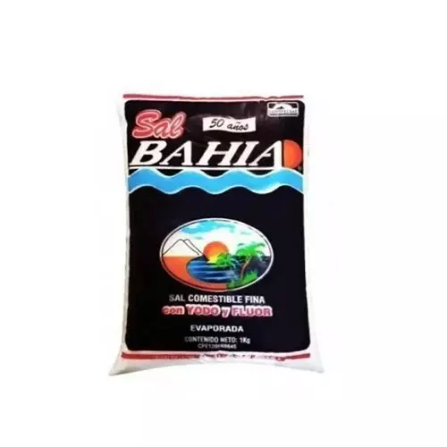 Sal refinada fina bahia 1kg