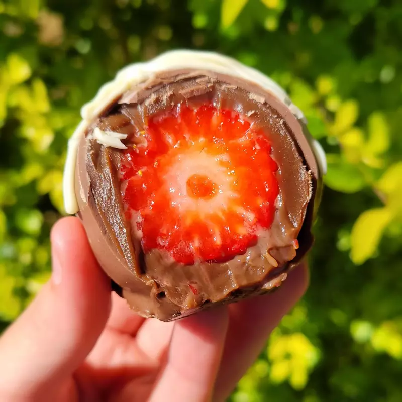 Bombom Morango brigadeiro