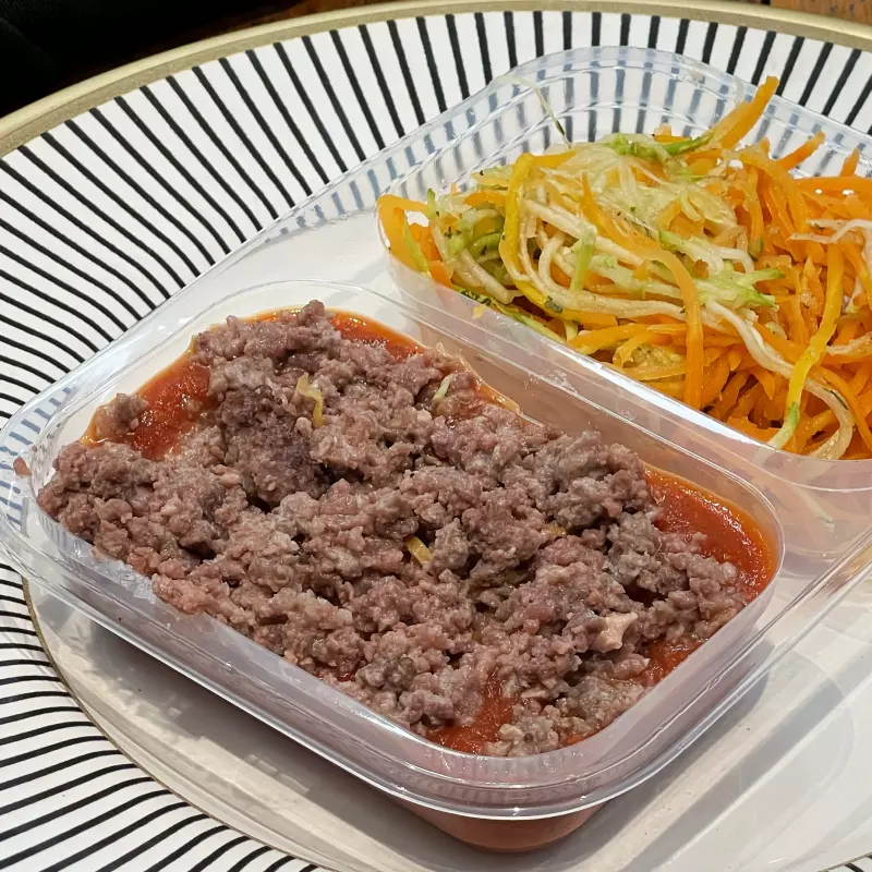 Spaghetti de legumes à bolonhesa(cópia)