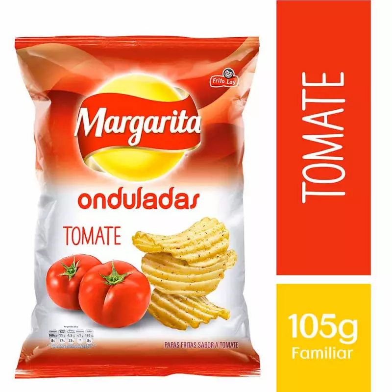 margaritas Onduladas Tomate 105g