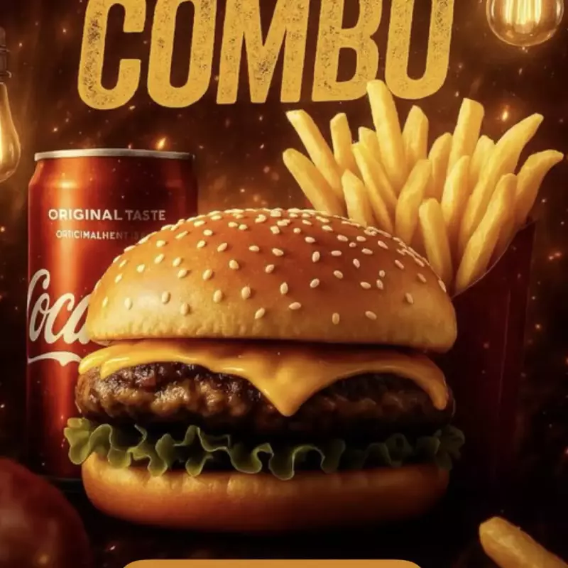 X tudo + batata + Refrir lata