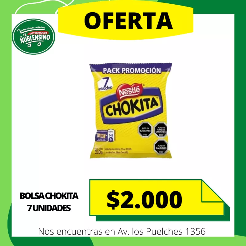 Pack Chokita 7 unidades