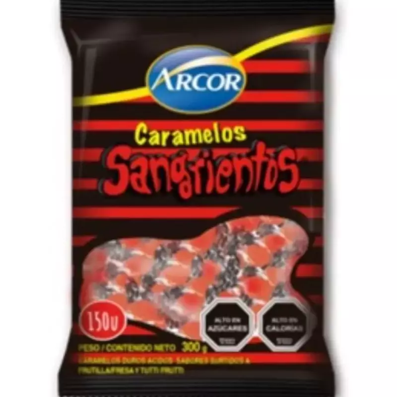 Caramelos sangrientos 150Unid