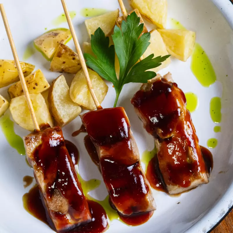 MUSLO DE POLLO C/SALSA TERIYAKI