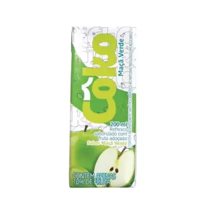 COCO QUADRADO MAÇA VERDE 200 ML C/27