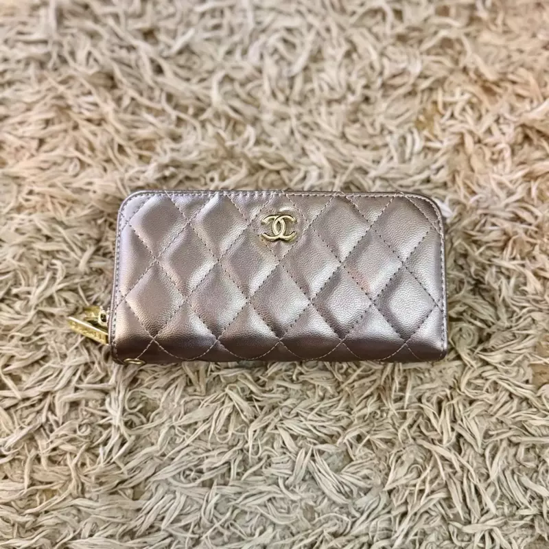 BILLETERA CHANEL BRONCE
