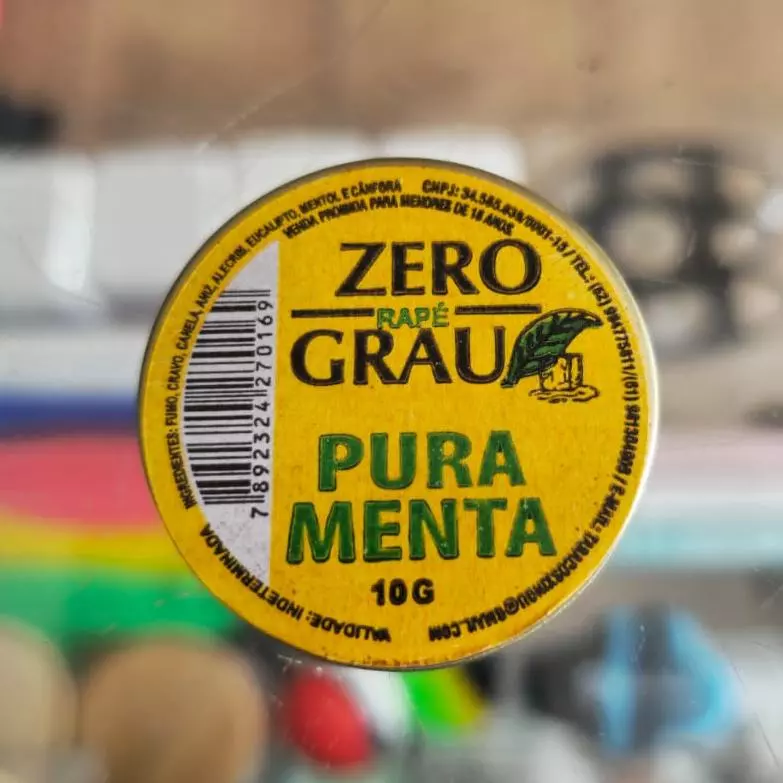 RAPÉ ZERO GRAU 10G PURA MENTA