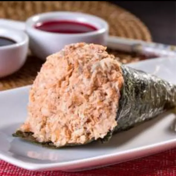 Temaki Patê salmão