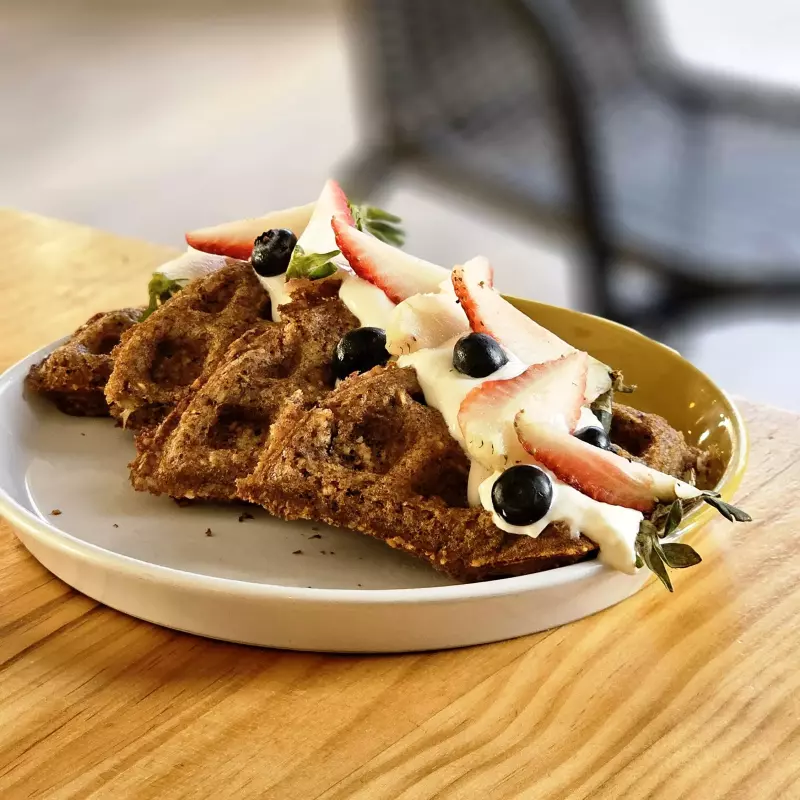 Wafle de avena