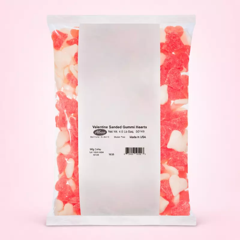 Albanese Sour Gummi Hearts 4.5 lb