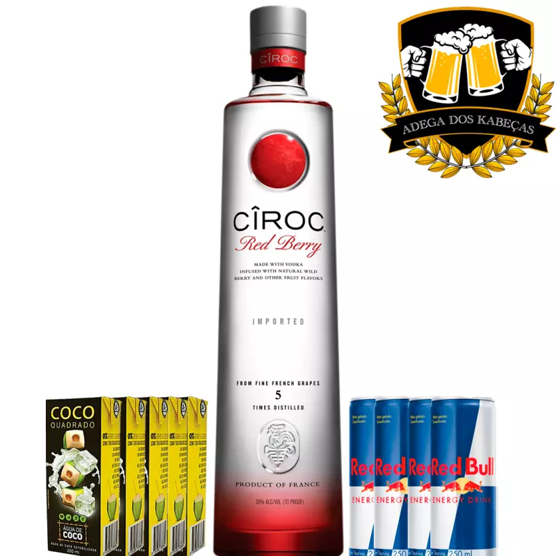 Ciroc Red Berry C/Red Bull