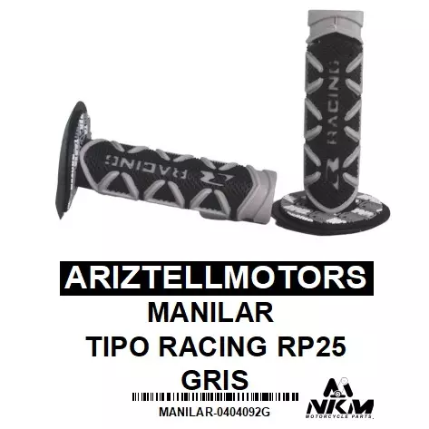MANILAR TIPO RACING RP25 GRIS