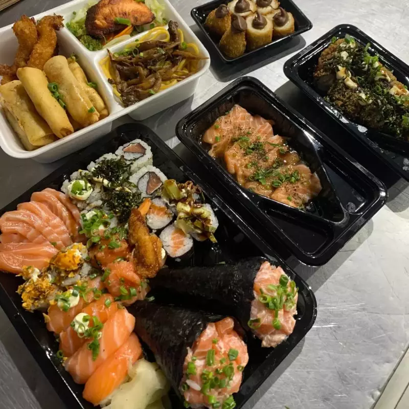 Rodízio japonês em casa 57 peças