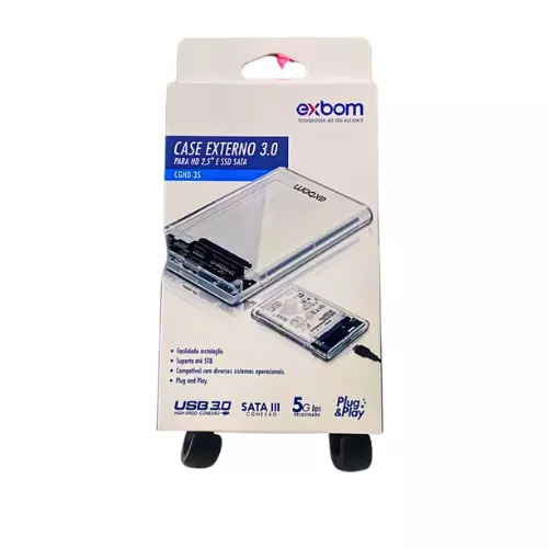 CASE P/HD EXBOM TRANSPARENTE CGHD-35