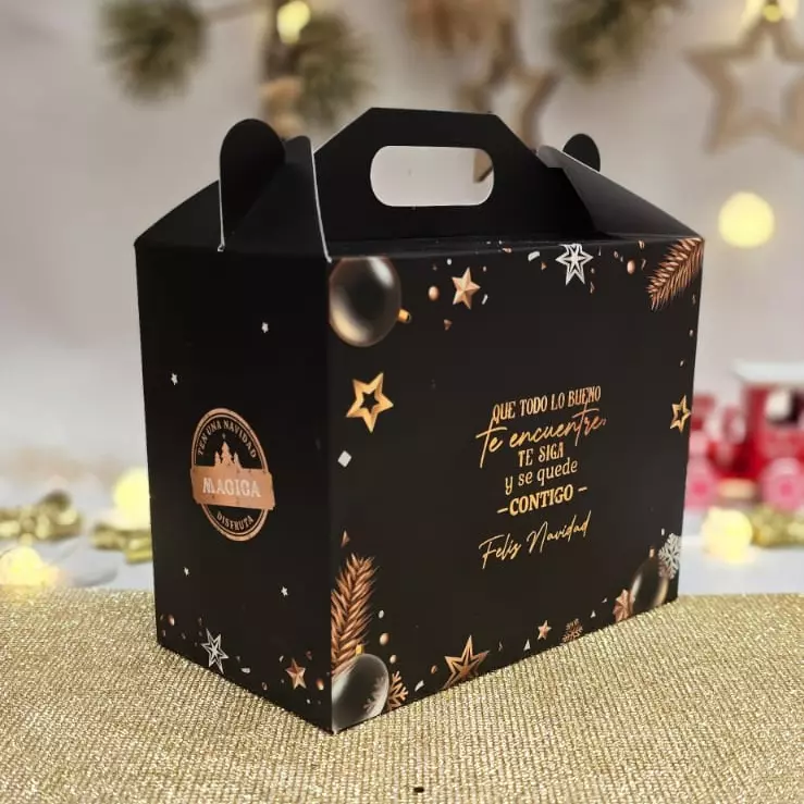 Lonchera Mini Estampada Navidad