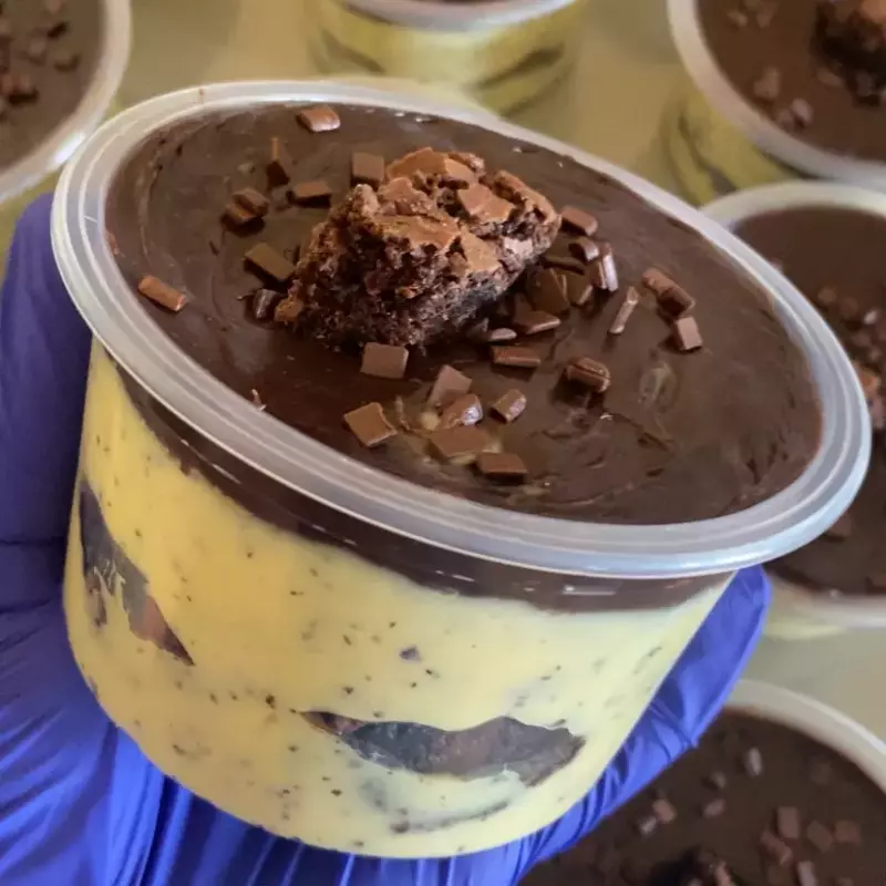 Afogadinho de brownie