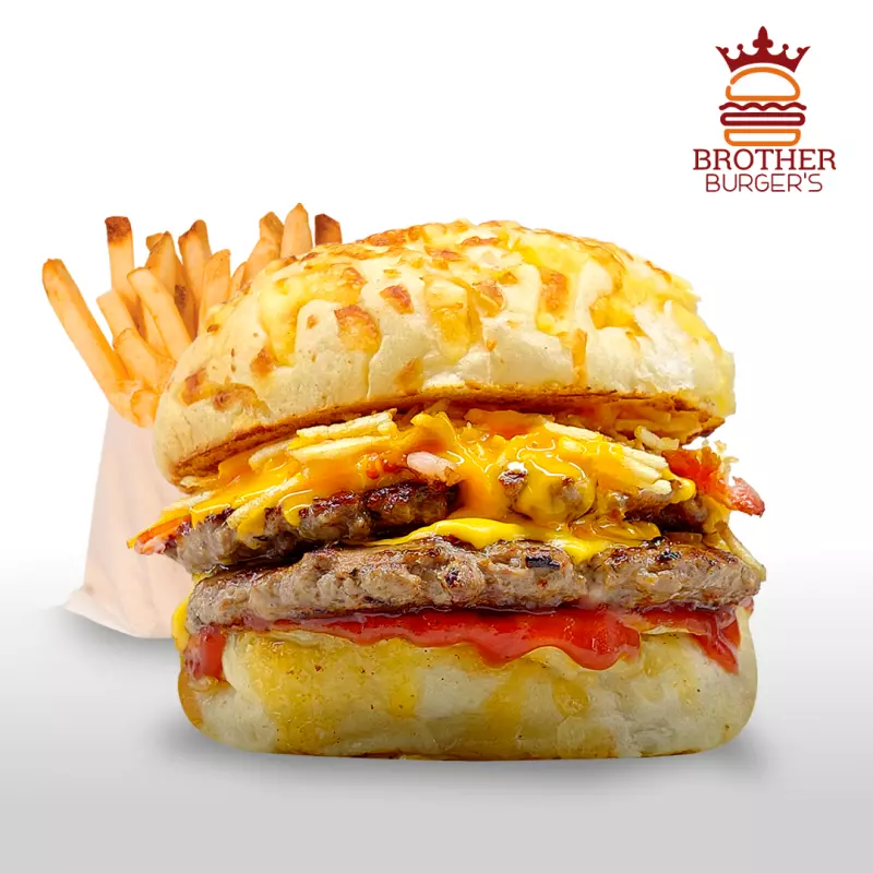 Vespa doble con papas