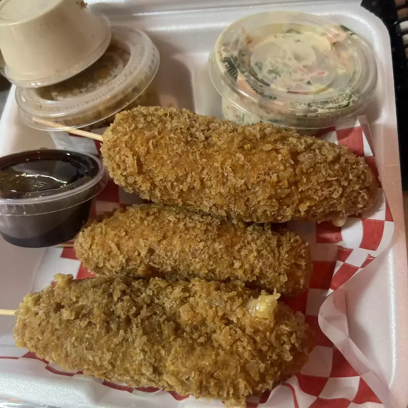 Brochetas de plátano