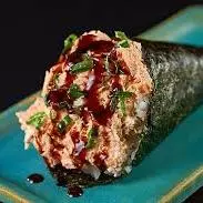 Temaki salmão skim com creme cheese