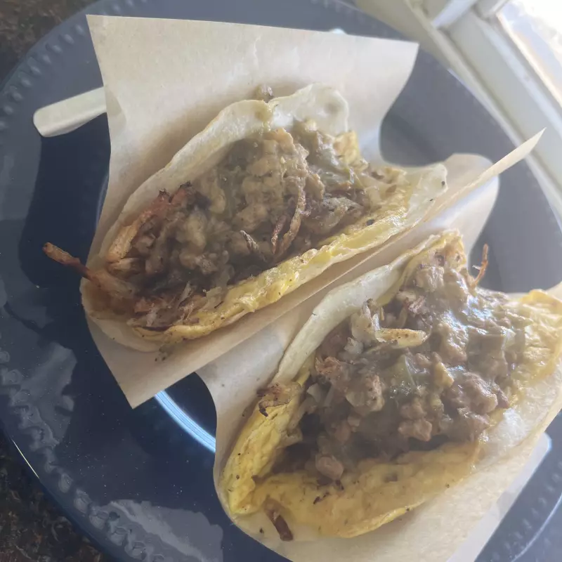 Beaver breakfast tacos