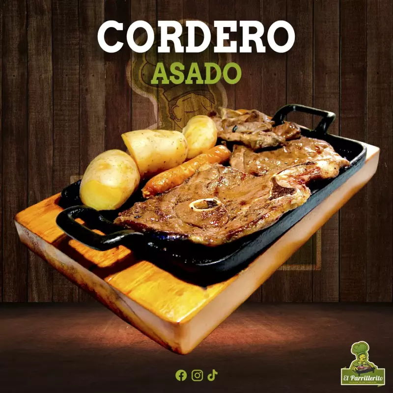 CORDERO ASADO (corte de especial)