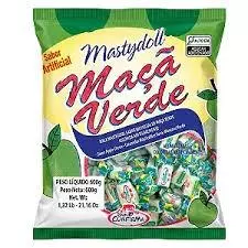 Bala Confirma Mastigável Sabor Maçã