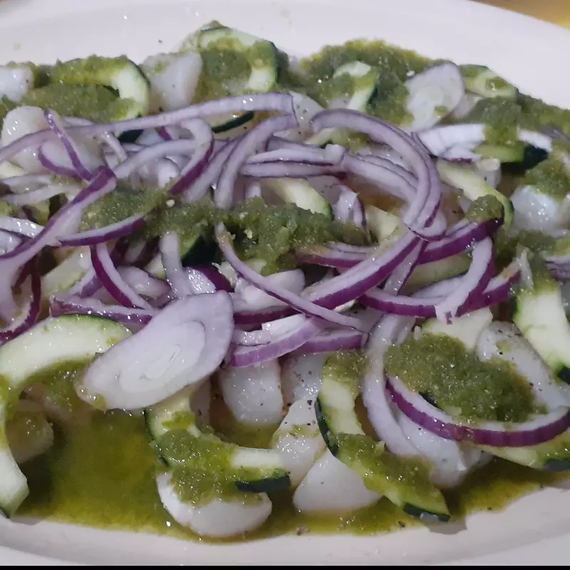 Aguachile camarón/Pulpo