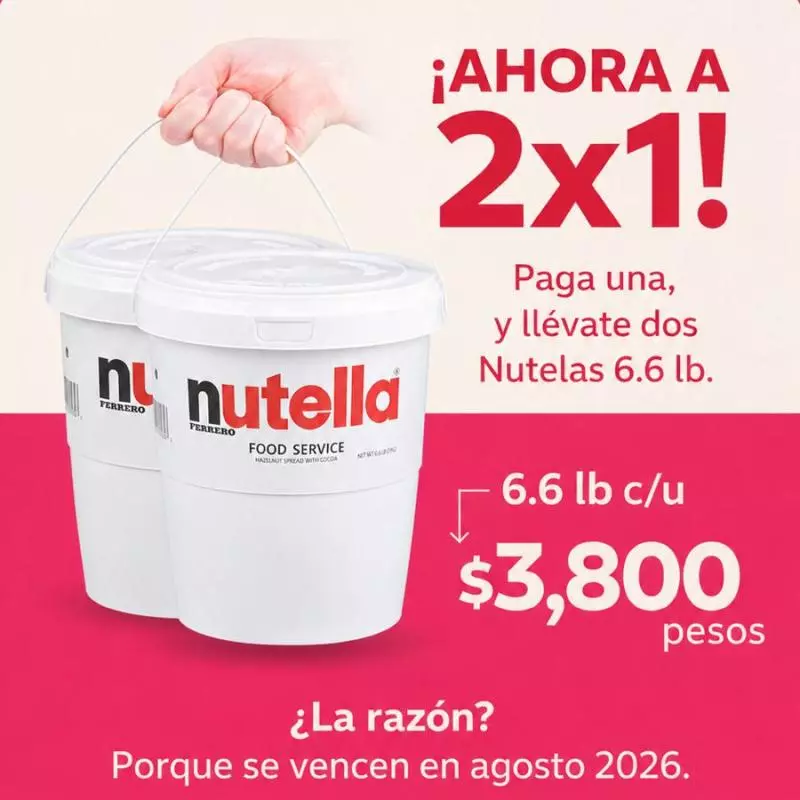 Nutella 6.6lb 2x1